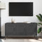 vidaXL - Tv-meubel - 100,5x39x50,5 - cm - staal - zwart