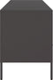 vidaXL - Tv-meubel - 100,5x39x50,5 - cm - staal - zwart