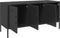 vidaXL - Tv-meubel - 100,5x39x50,5 - cm - staal - zwart
