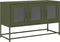 vidaXL - Tv-meubel - 100,5x39x60,5 - cm - koudgewalst - staal - olijfgroen
