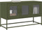 vidaXL - Tv-meubel - 100,5x39x60,5 - cm - koudgewalst - staal - olijfgroen