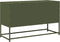 vidaXL - Tv-meubel - 100,5x39x60,5 - cm - koudgewalst - staal - olijfgroen
