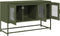 vidaXL - Tv-meubel - 100,5x39x60,5 - cm - koudgewalst - staal - olijfgroen