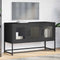 vidaXL - Tv-meubel - 100,5x39x60,5 - cm - koudgewalst - staal - zwart