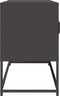 vidaXL - Tv-meubel - 100,5x39x60,5 - cm - koudgewalst - staal - zwart