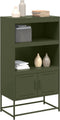 vidaXL - Tv-meubel - 100,5x39x60,5 - cm - staal - antracietkleurig