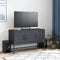 vidaXL - Tv-meubel - 100,5x39x60,5 - cm - staal - antracietkleurig