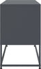 vidaXL - Tv-meubel - 100,5x39x60,5 - cm - staal - antracietkleurig
