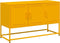 vidaXL - Tv-meubel - 100,5x39x60,5 - cm - staal - mosterdgeel