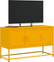 vidaXL - Tv-meubel - 100,5x39x60,5 - cm - staal - mosterdgeel