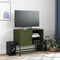 vidaXL - Tv-meubel - 100,5x39x60,5 - cm - staal - mosterdgeel