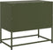 vidaXL - Tv-meubel - 100,5x39x60,5 - cm - staal - mosterdgeel