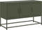 vidaXL - Tv-meubel - 100,5x39x60,5 - cm - staal - olijfgroen