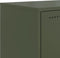 vidaXL - Tv-meubel - 100,5x39x60,5 - cm - staal - olijfgroen