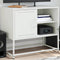 vidaXL - Tv-meubel - 100,5x39x60,5 - cm - staal - olijfgroen