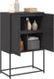 vidaXL - Tv-meubel - 100,5x39x60,5 - cm - staal - olijfgroen