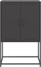 vidaXL - Tv-meubel - 100,5x39x60,5 - cm - staal - olijfgroen