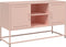 vidaXL - Tv-meubel - 100,5x39x60,5 - cm - staal - roze