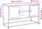 vidaXL - Tv-meubel - 100,5x39x60,5 - cm - staal - roze