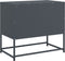 vidaXL - Tv-meubel - 100,5x39x60,5 - cm - staal - roze