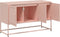 vidaXL - Tv-meubel - 100,5x39x60,5 - cm - staal - roze