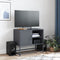 vidaXL - Tv-meubel - 100,5x39x60,5 - cm - staal - roze