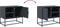 vidaXL - Tv-meubel - 100,5x39x60,5 - cm - staal - roze