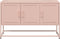 vidaXL - Tv-meubel - 100,5x39x60,5 - cm - staal - roze