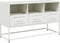 vidaXL - Tv-meubel - 100,5x39x60,5 - cm - staal - wit