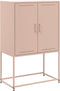 vidaXL - Tv-meubel - 100,5x39x60,5 - cm - staal - wit