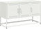 vidaXL - Tv-meubel - 100,5x39x60,5 - cm - staal - wit