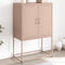 vidaXL - Tv-meubel - 100,5x39x60,5 - cm - staal - wit