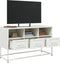 vidaXL - Tv-meubel - 100,5x39x60,5 - cm - staal - wit