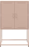 vidaXL - Tv-meubel - 100,5x39x60,5 - cm - staal - wit