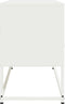 vidaXL - Tv-meubel - 100,5x39x60,5 - cm - staal - wit