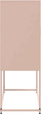 vidaXL - Tv-meubel - 100,5x39x60,5 - cm - staal - wit