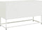 vidaXL - Tv-meubel - 100,5x39x60,5 - cm - staal - wit