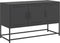vidaXL - Tv-meubel - 100,5x39x60,5 - cm - staal - zwart