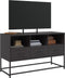 vidaXL - Tv-meubel - 100,5x39x60,5 - cm - staal - zwart