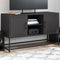 vidaXL - Tv-meubel - 100,5x39x60,5 - cm - staal - zwart