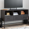 vidaXL - Tv-meubel - 100,5x39x60,5 - cm - staal - zwart
