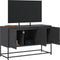 vidaXL - Tv-meubel - 100,5x39x60,5 - cm - staal - zwart