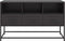 vidaXL - Tv-meubel - 100,5x39x60,5 - cm - staal - zwart