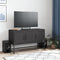 vidaXL - Tv-meubel - 100,5x39x60,5 - cm - staal - zwart