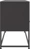 vidaXL - Tv-meubel - 100,5x39x60,5 - cm - staal - zwart