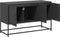 vidaXL - Tv-meubel - 100,5x39x60,5 - cm - staal - zwart