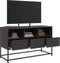 vidaXL - Tv-meubel - 100,5x39x60,5 - cm - staal - zwart
