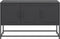 vidaXL - Tv-meubel - 100,5x39x60,5 - cm - staal - zwart