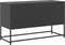 vidaXL - Tv-meubel - 100,5x39x60,5 - cm - staal - zwart