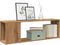 vidaXL - Tv-meubel - 100x24x32 - cm - bewerkt - hout - artisanaal - eikenkleur